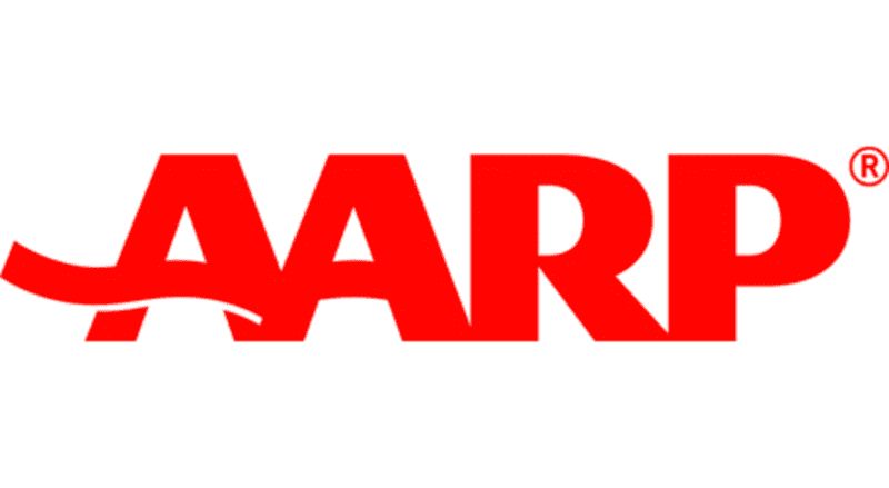 red aarp logo