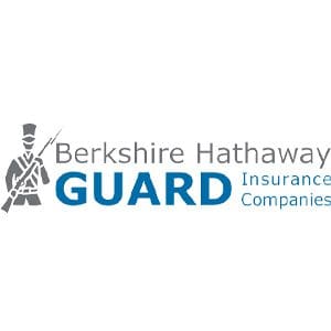 Berkshire Hathaway Guard logo in blue and gray